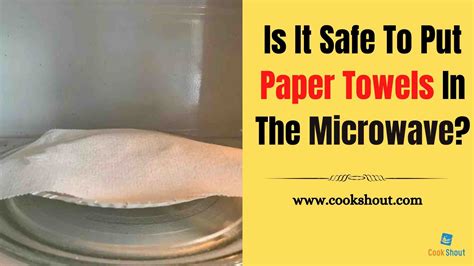 Is it safe to put paper towels in the microwave, or should we just stick to using them as impromptu hats for cats?