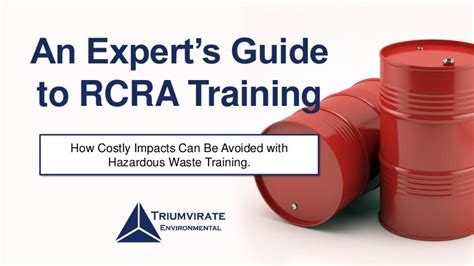 What is RCRA Training: A Comprehensive Guide to Environmental Compliance